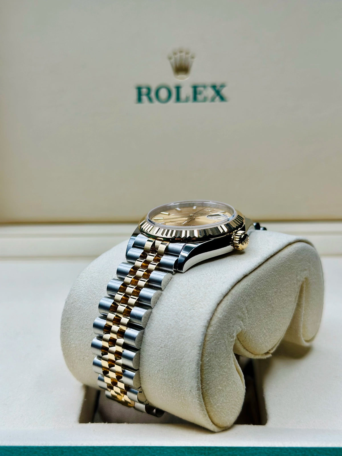 Rolex Datejust 31 Champagne Index Dial on Jubilee 278273 Card 2026