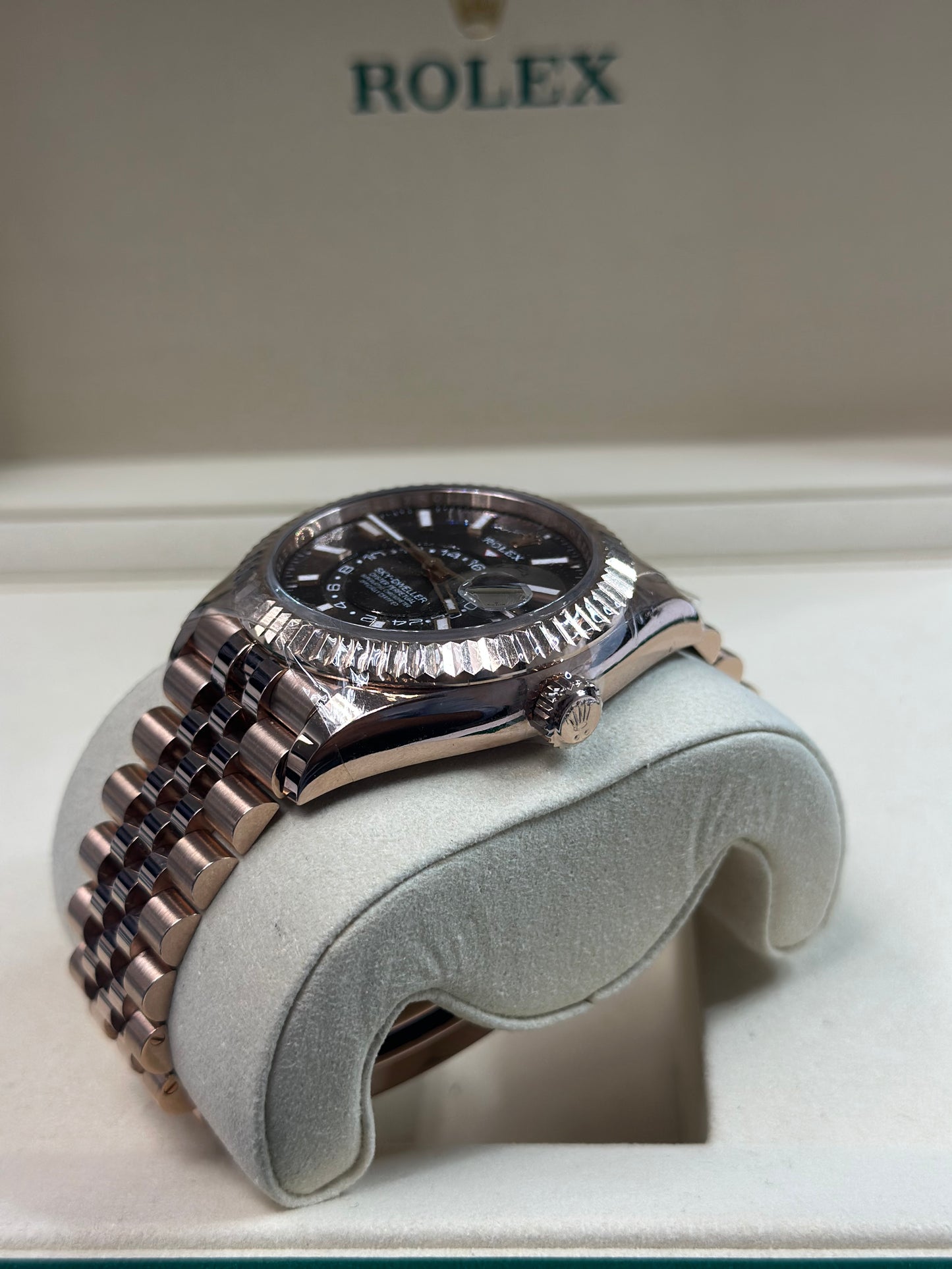 Rolex SkyDweller Chocolate Dial on Jubilee 336935 Papers 2024