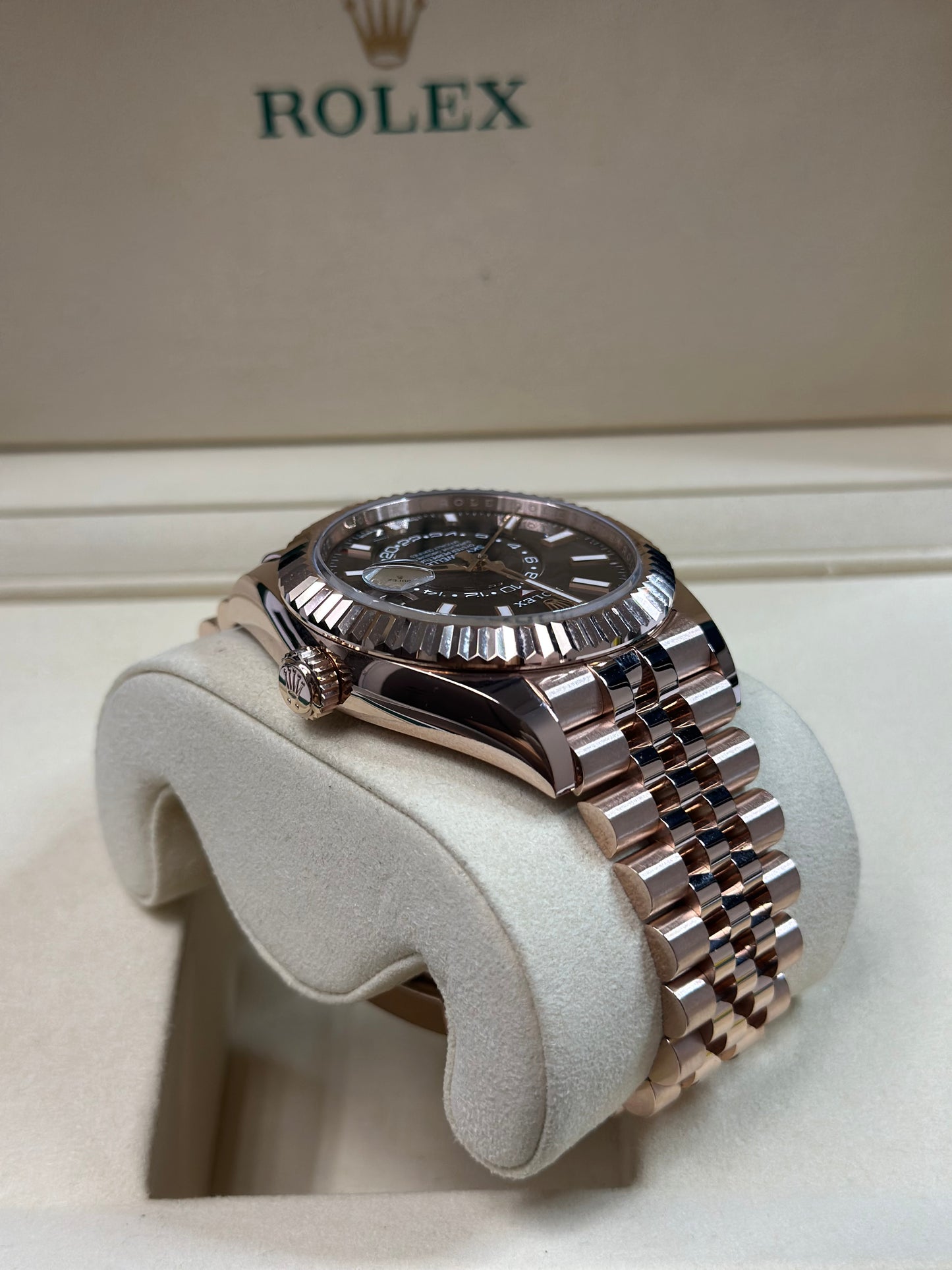 Rolex SkyDweller Chocolate Dial on Jubilee 336935 Card 2025