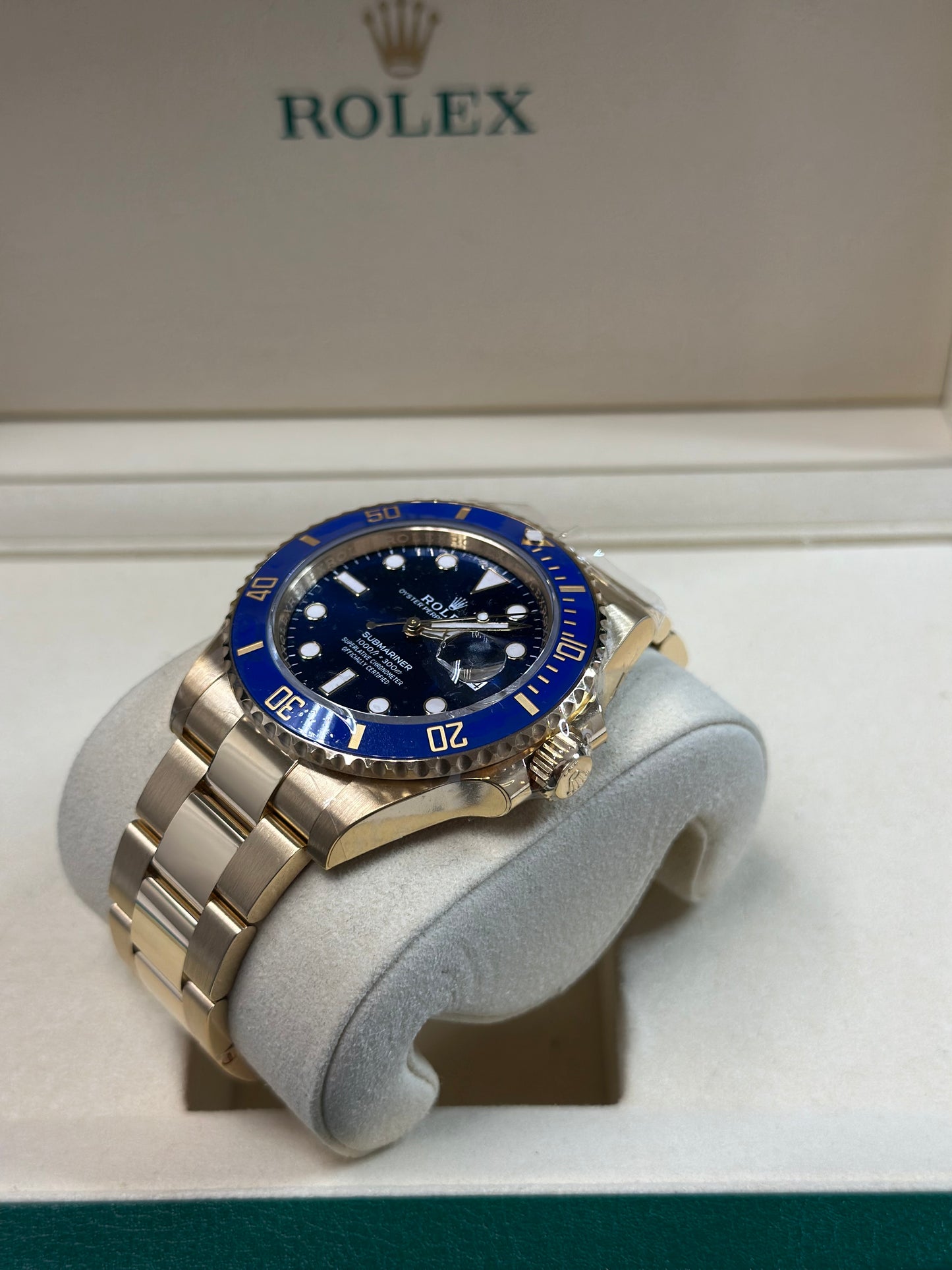Rolex Submariner Blue Dial on Oyster 126618LB Papers 2025