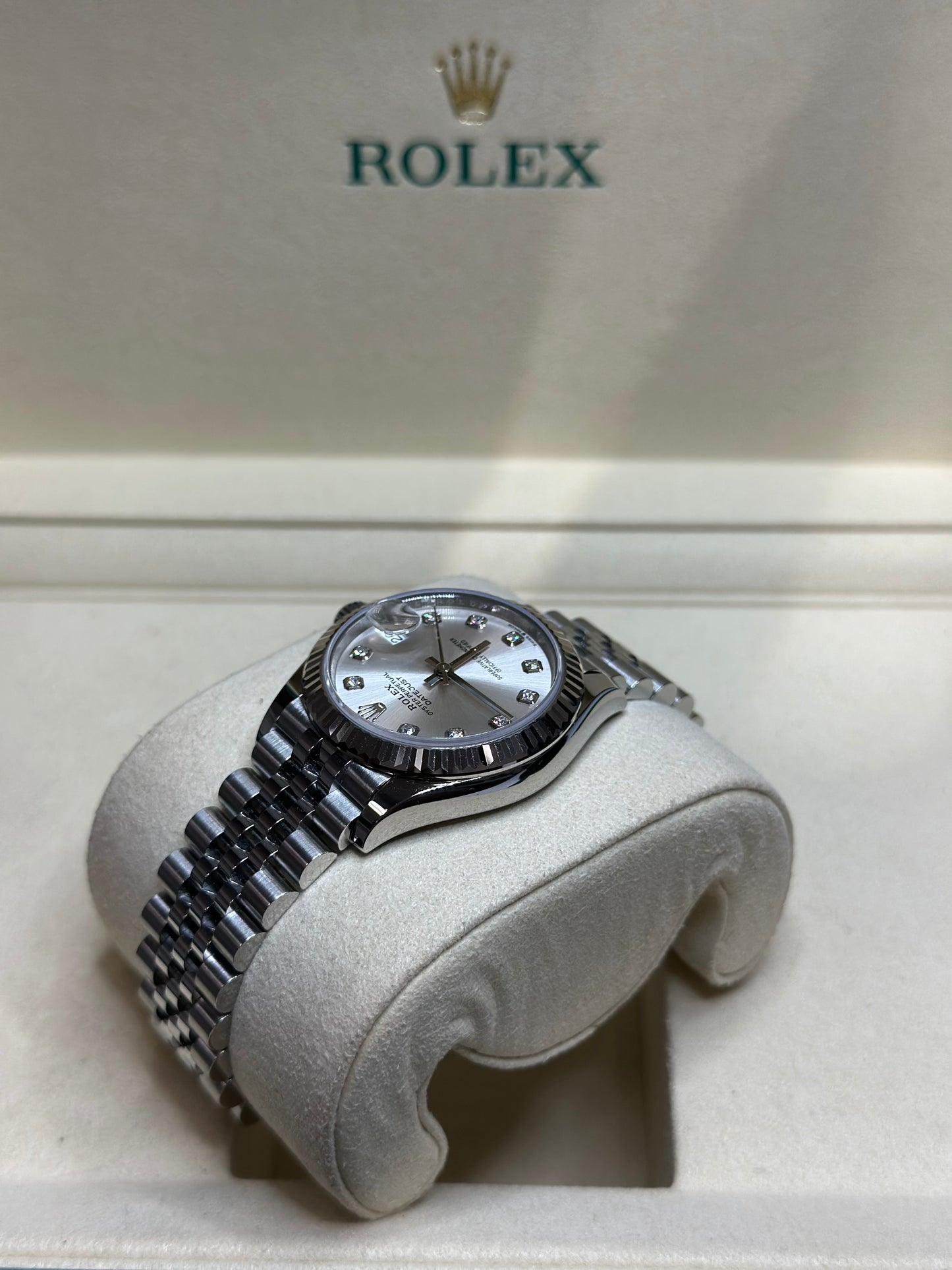 Rolex Datejust 31 Silver Diamond Dial on Jubilee 278274 Papers 2025