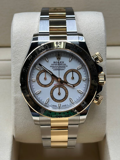 Rolex Daytona White Index Dial on Oyster 126503 Papers 2025