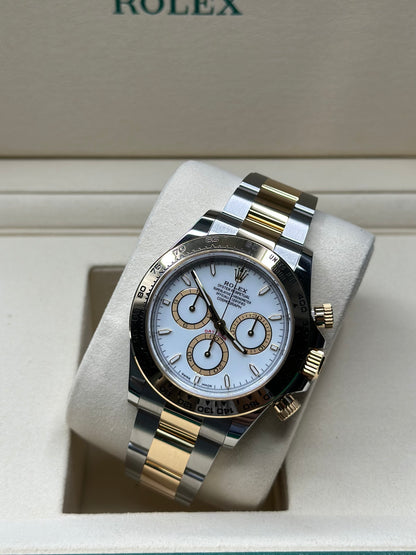 Rolex Daytona White Index Dial on Oyster 126503 Papers 2025