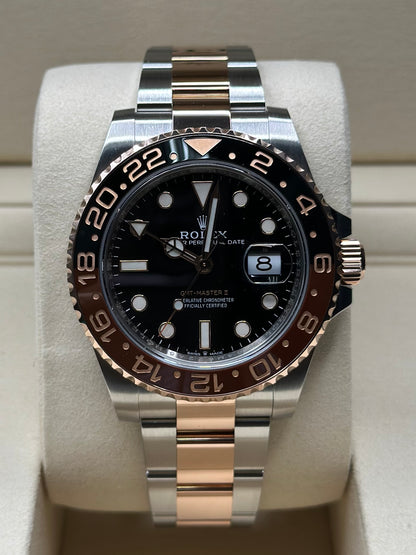 Rolex GMT-Master II "Root Beer" Black Dial on Oyster 126711CHNR Papers 2021