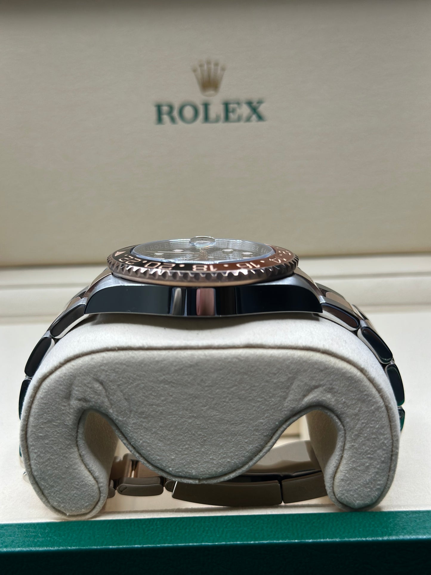 Rolex GMT-Master II "Root Beer" Black Dial on Oyster 126711CHNR Papers 2021