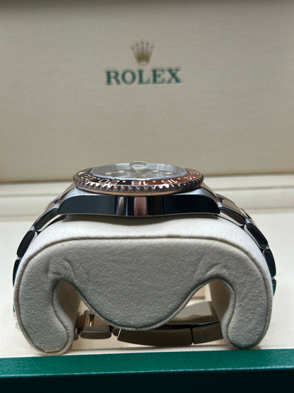 Rolex GMT-Master II "Root Beer" Black Dial on Oyster 126711CHNR Papers 2021