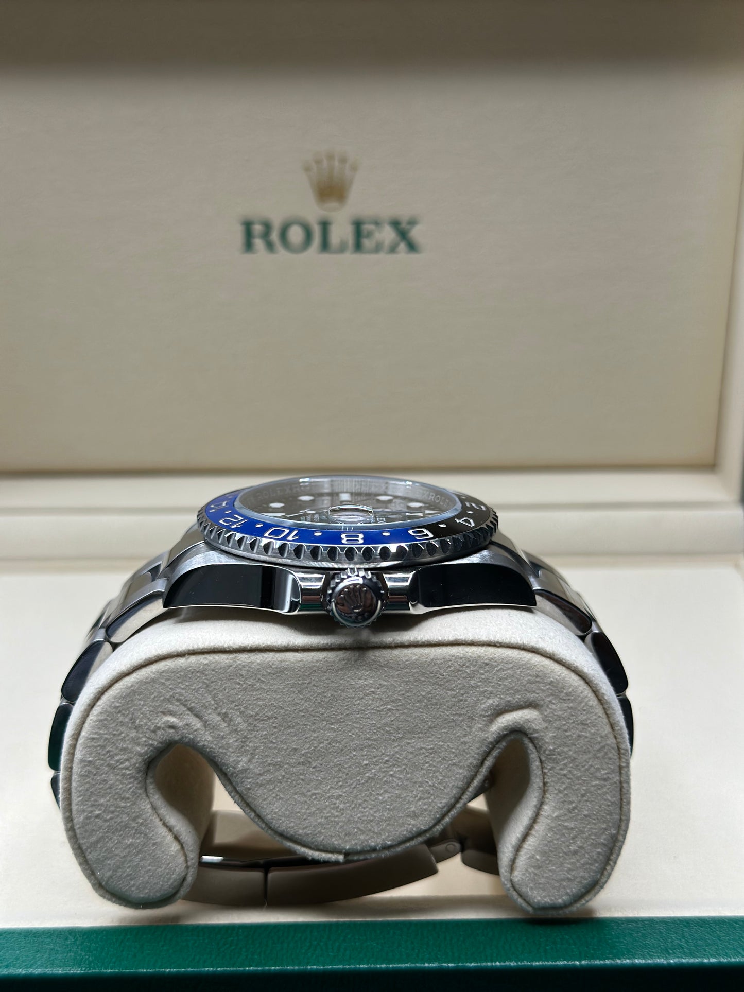 Rolex GMT-Master II Batman Black Dial on Oyster 126710BLNR Papers 2020