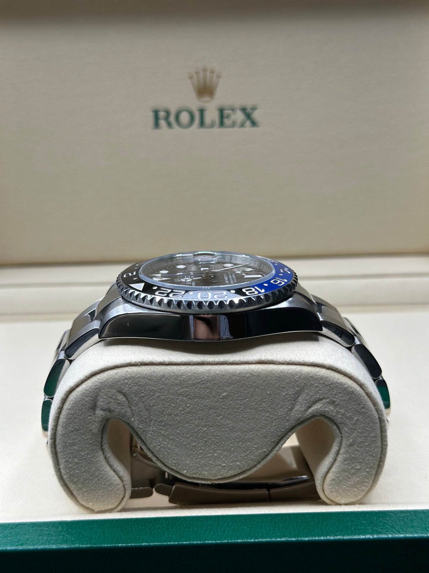 Rolex GMT-Master II Batman Black Dial on Oyster 126710BLNR Papers 2020
