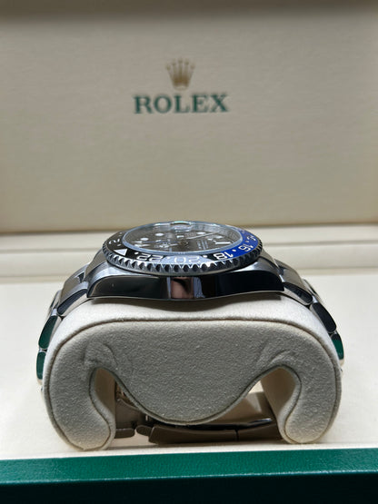 Rolex GMT-Master II Batman Black Dial on Oyster 126710BLNR Papers 2020