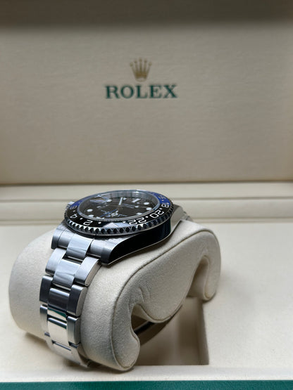 Rolex GMT-Master II Batman Black Dial on Oyster 126710BLNR Papers 2020