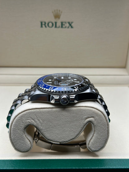 Rolex GMT-Master II Batgirl Black Dial on Jubilee 126710BLNR Papers 2020