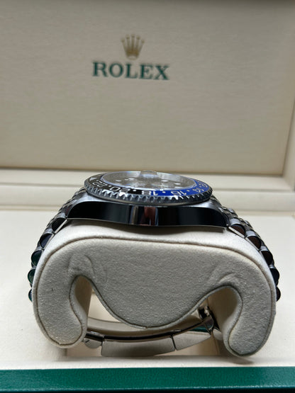 Rolex GMT-Master II Batgirl Black Dial on Jubilee 126710BLNR Papers 2020