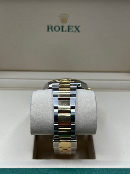 Rolex Datejust II Black Roman Dial on Oyster 116333 Papers 2017