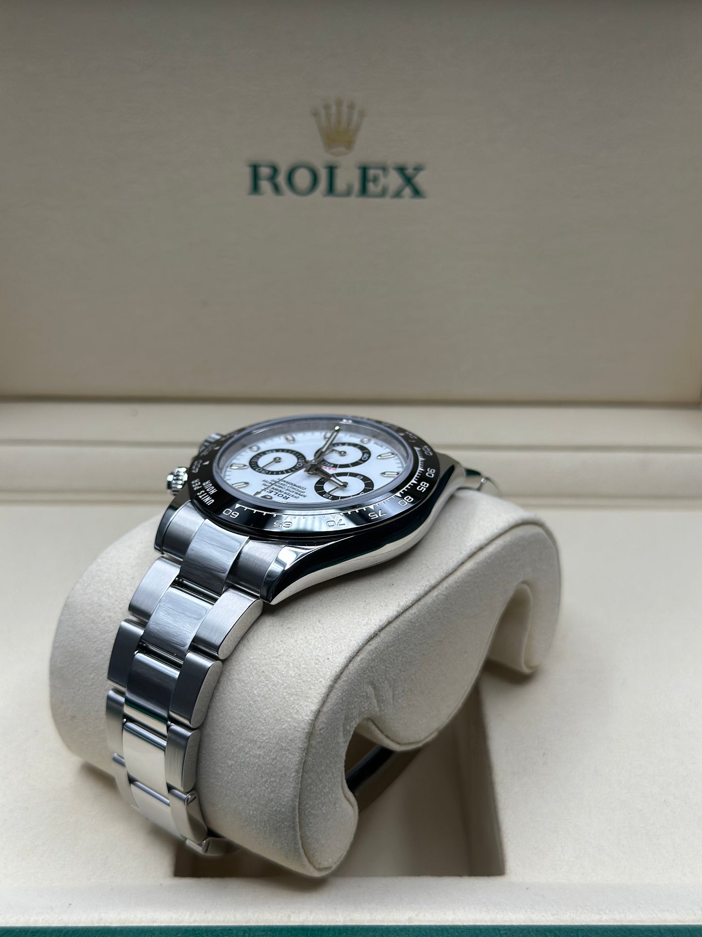 Rolex Daytona "Panda" White Dial on Oyster 116500LN Card 2022