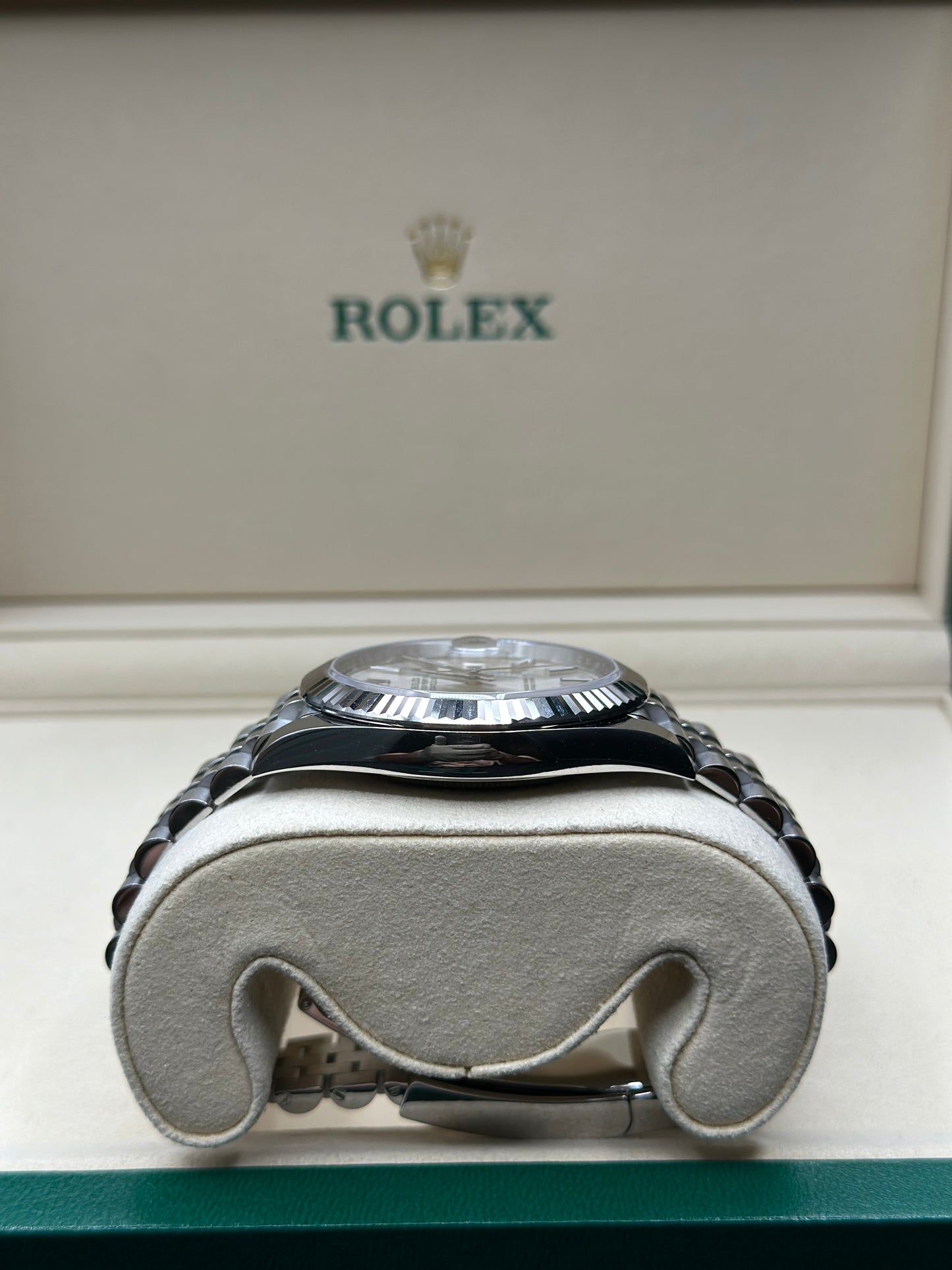 Rolex Datejust 41 Silver Index Dial on Jubilee 126334 Papers 2026