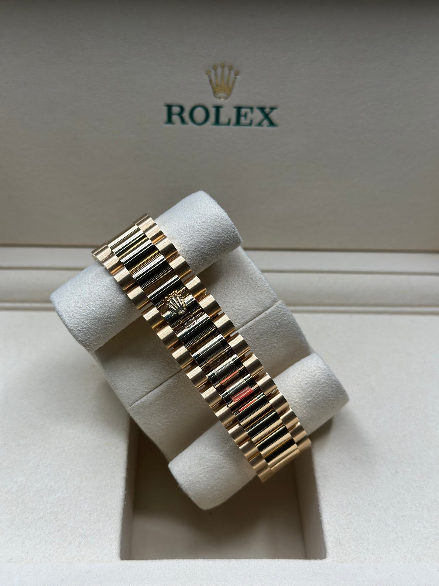 Rolex Day-Date 36 Green Dial on President 128348rbr Papers 2026