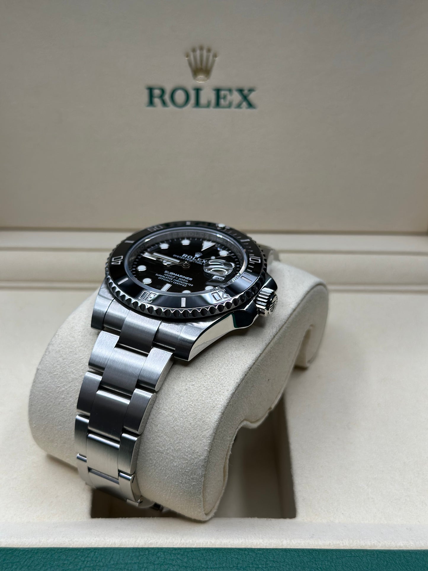 Rolex Submariner Black Dial on Oyster 116610LN Papers 2019
