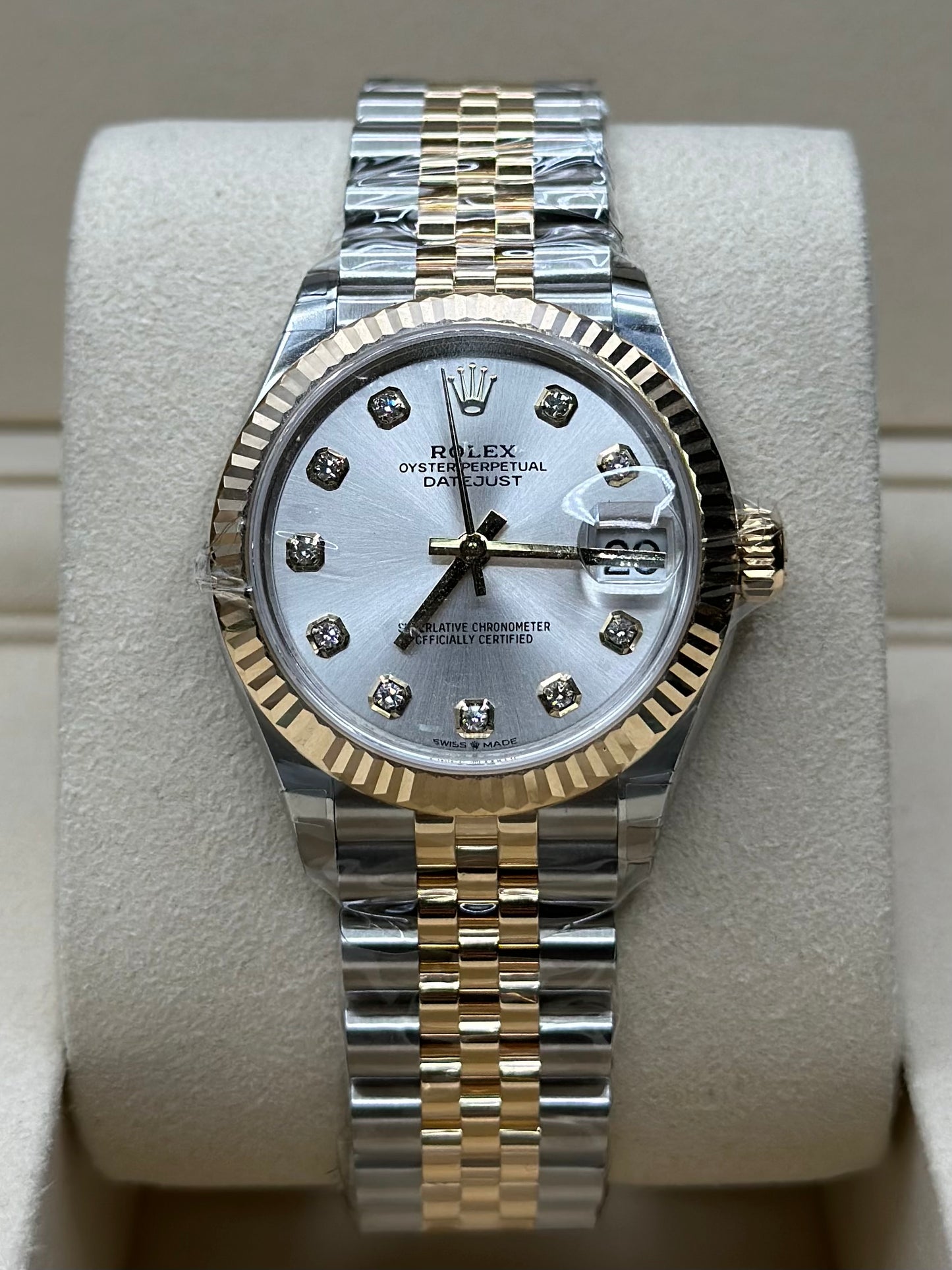 Rolex Datejust 31 Silver Diamond Dial on Jubilee 278273 Papers 2026