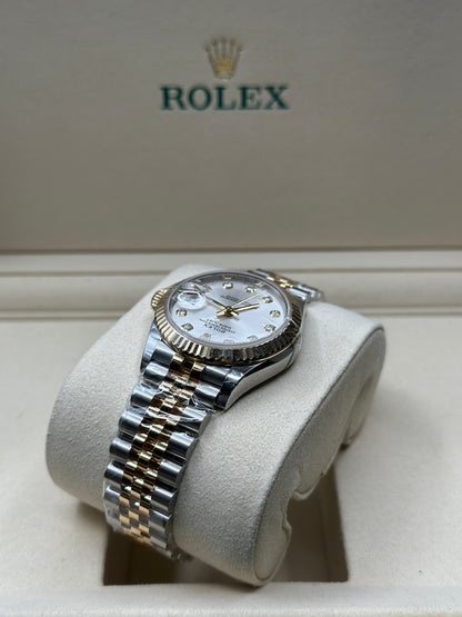 Rolex Datejust 31 Silver Diamond Dial on Jubilee 278273 Papers 2026