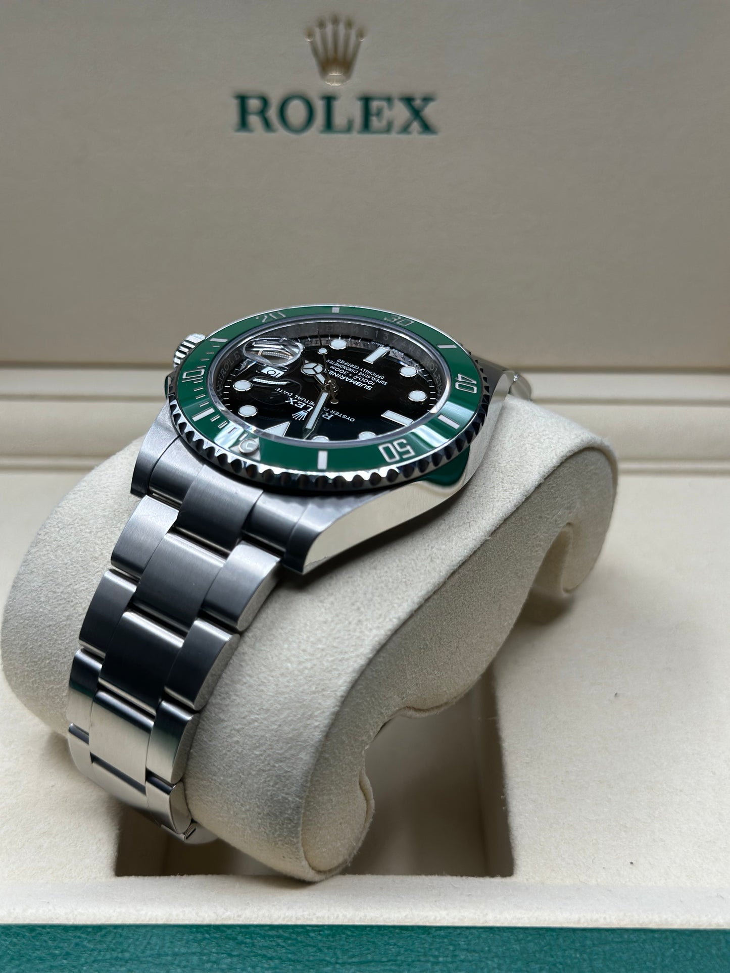 Rolex Submariner Black Dial on Oyster 126610LV Papers 2022