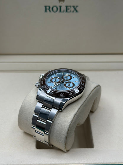 Rolex Daytona Ice Blue Index Dial on Oysterlock 116506 Papers 2016