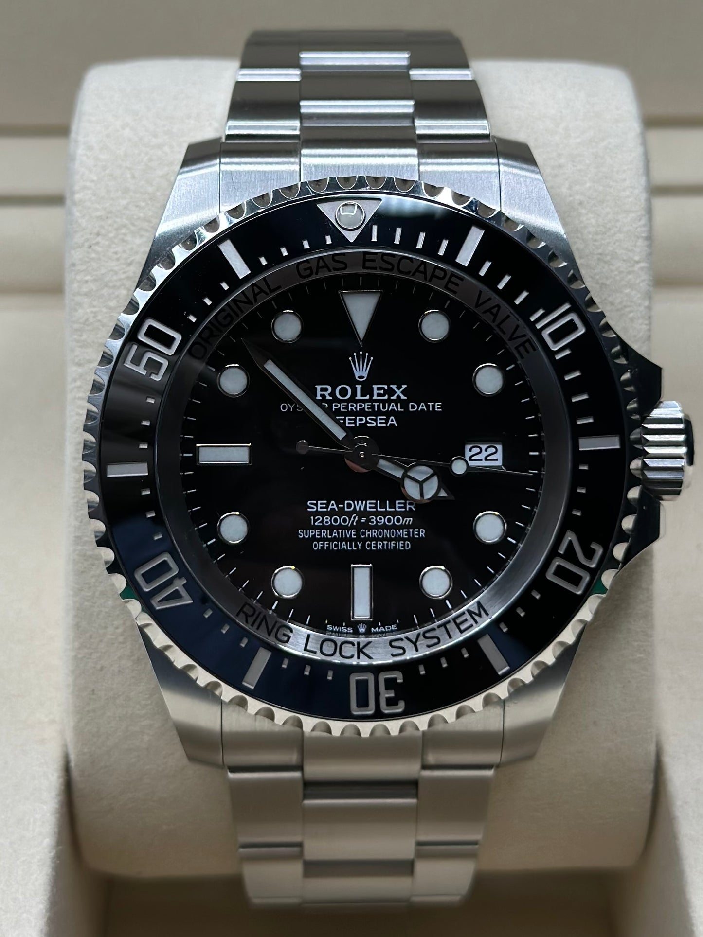 Rolex Sea-Dweller Deepsea Black Dial on Oyster 126660 Papers 2020