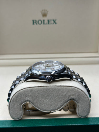 Rolex Datejust 36 Silver Index Dial on Jubilee 126200 Papers 2026