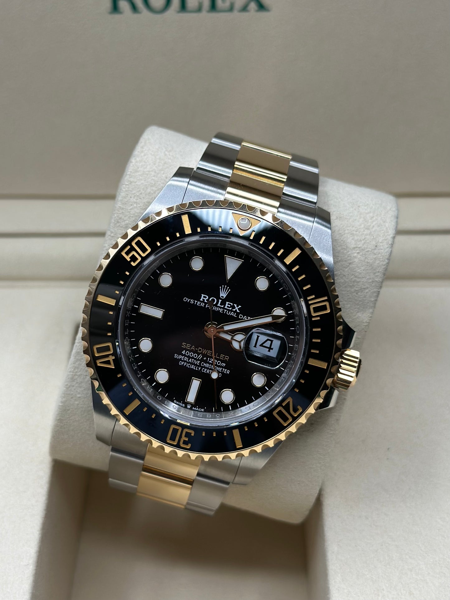 Rolex Sea-Dweller 43 Black Dial on Oyster 126603 Papers 2025