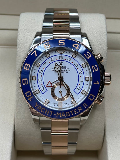 Rolex Yacht-Master II White Dial on Oyster 116681 Papers 2022
