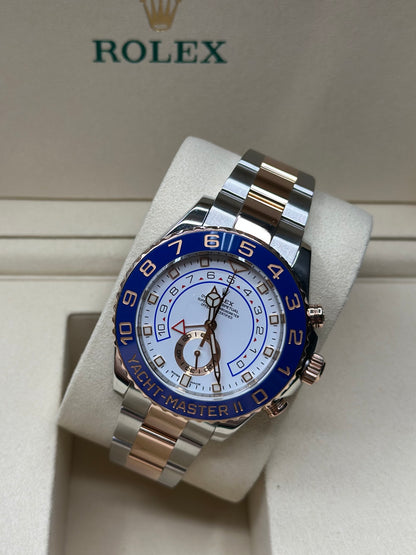 Rolex Yacht-Master II White Dial on Oyster 116681 Papers 2022