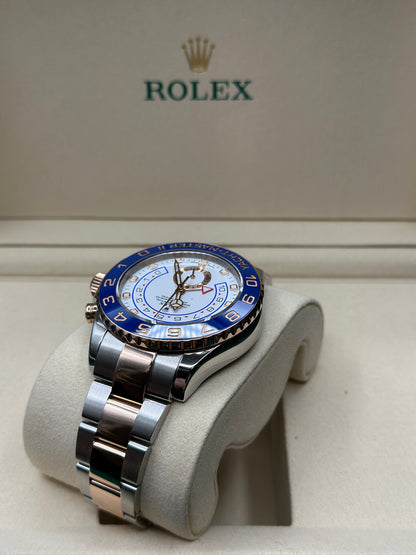 Rolex Yacht-Master II White Dial on Oyster 116681 Papers 2022