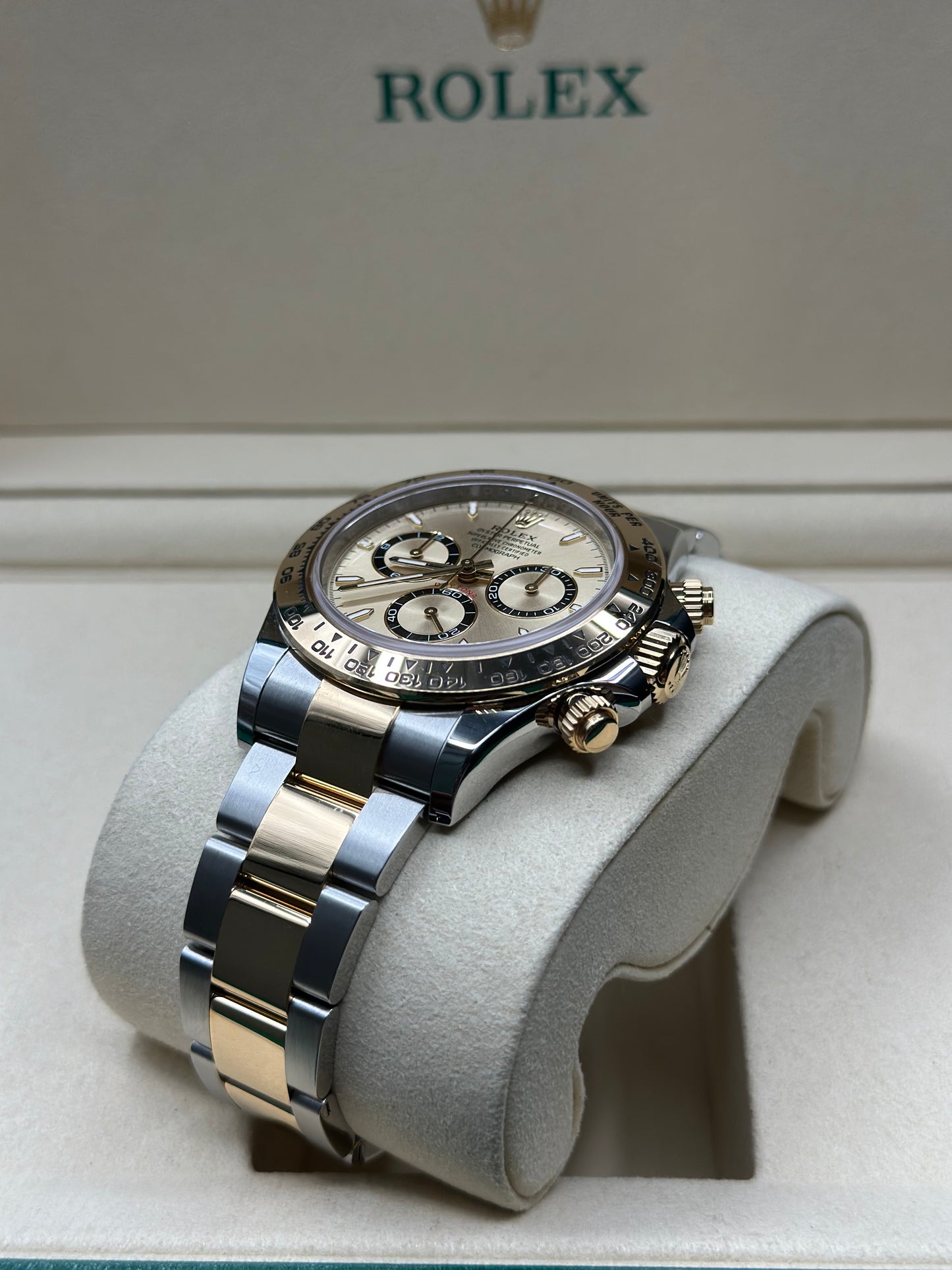 Rolex Daytona Golden Index Dial on Oyster 126503 Papers 2026