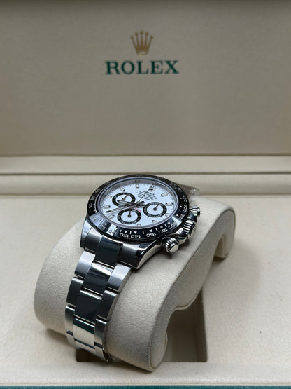 Rolex Daytona "Panda" White Dial on Oyster 116500LN Papers 2017