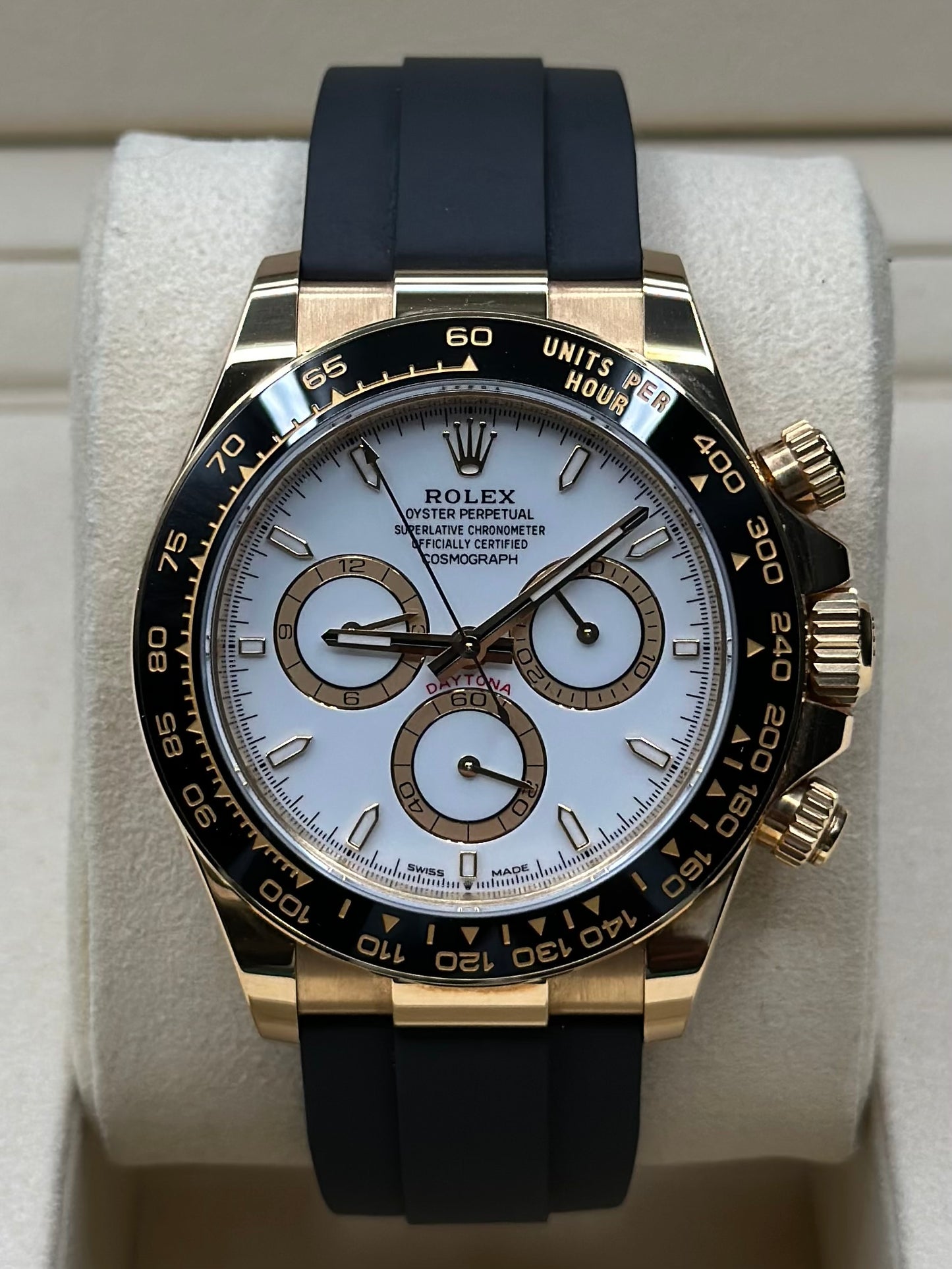 Rolex Daytona White Index Dial on Oysterflex 126518LN Papers 2025