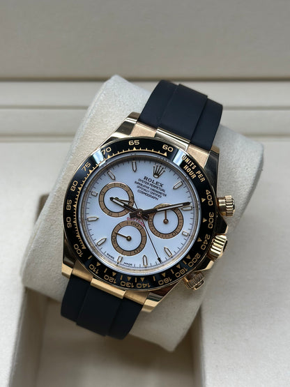 Rolex Daytona White Index Dial on Oysterflex 126518LN Papers 2025