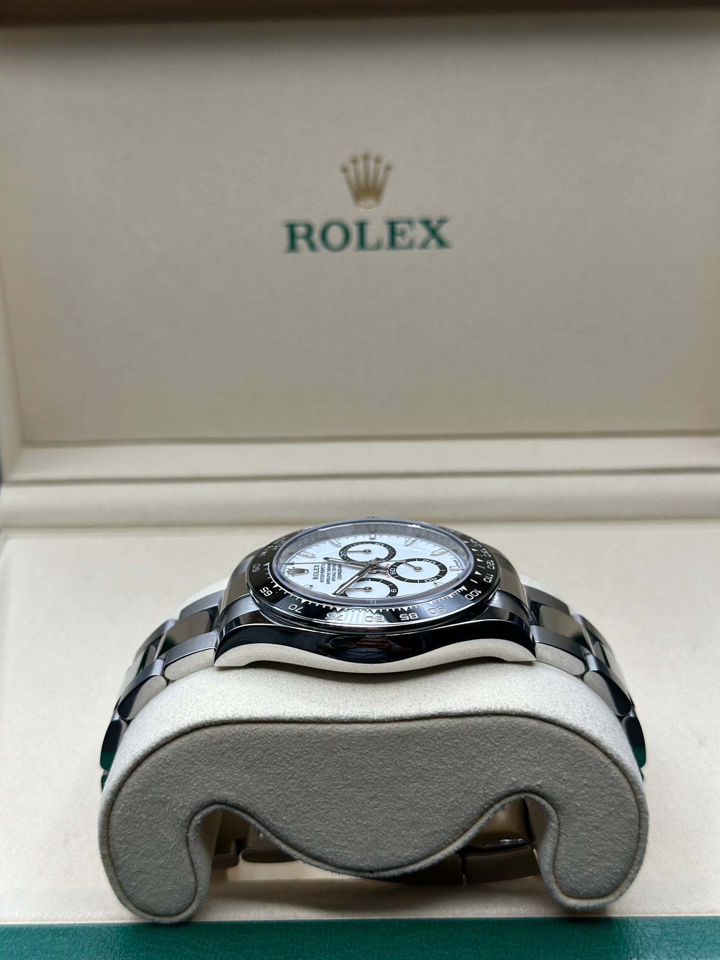 Rolex Daytona Black Dial on Oyster 126500LN Papers 2025