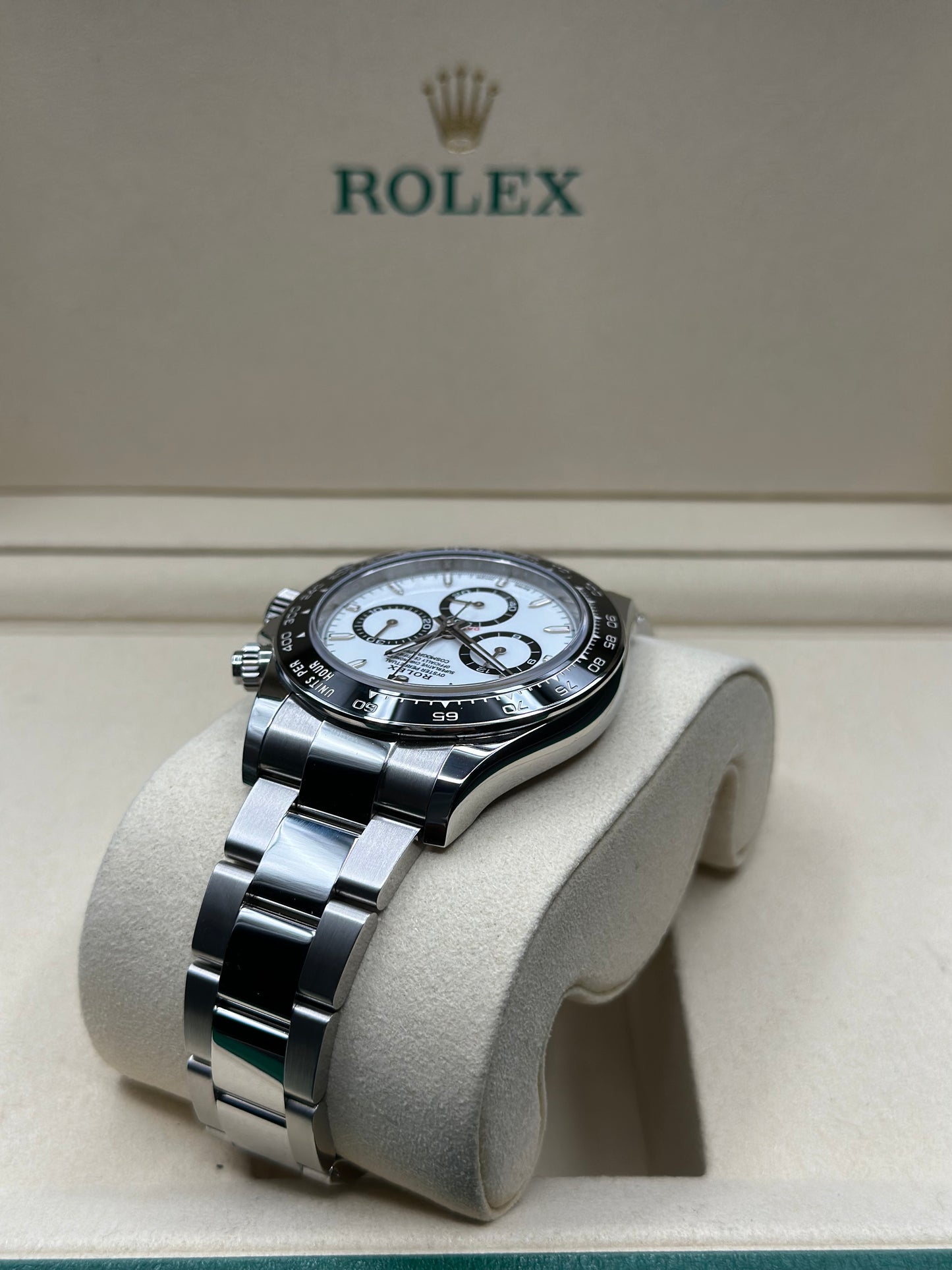 Rolex Daytona Black Dial on Oyster 126500LN Papers 2025