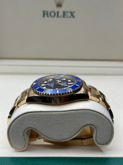 Rolex Submariner Blue Dial on Oyster 126618LB Papers 2024