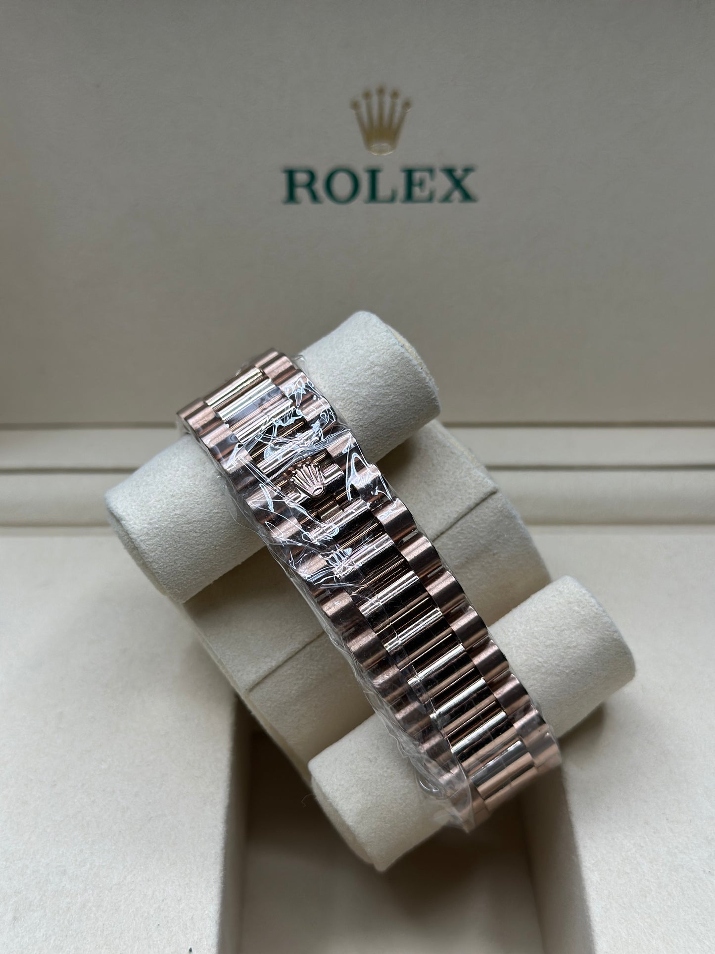 Rolex Day-Date 40 Slate Ombr√© Roman Dial on President 228235 Papers 2026