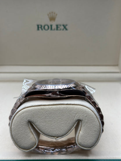 Rolex Day-Date 40 Slate Ombr√© Roman Dial on President 228235 Papers 2026