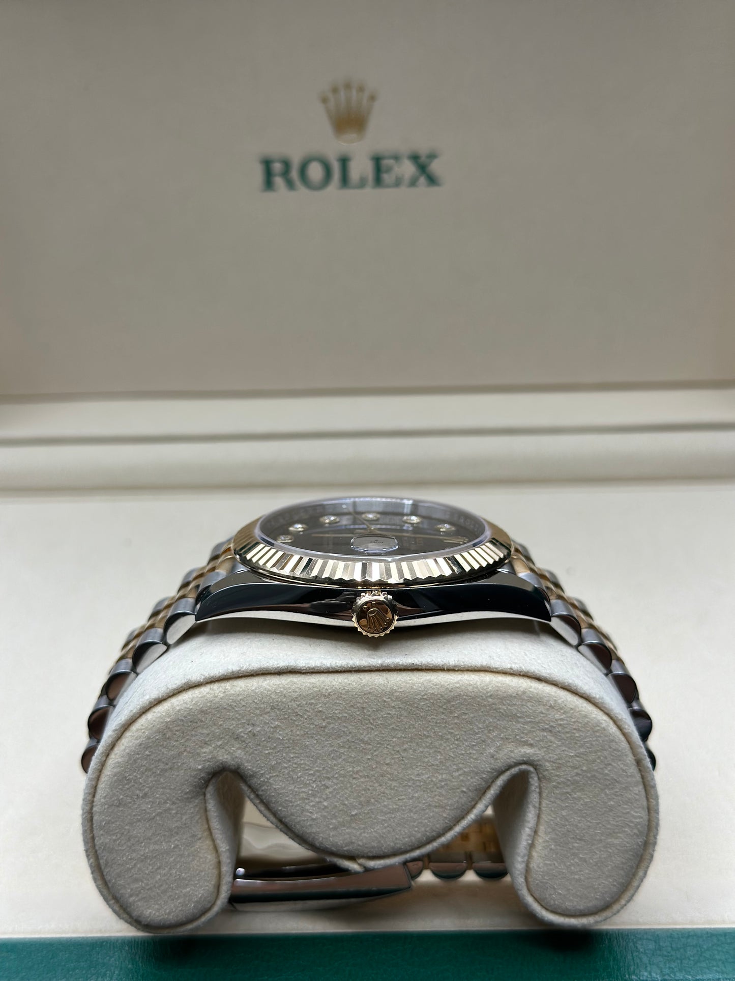 Rolex Datejust 41 Black Diamond Dial on Jubilee 126333 Papers 2025