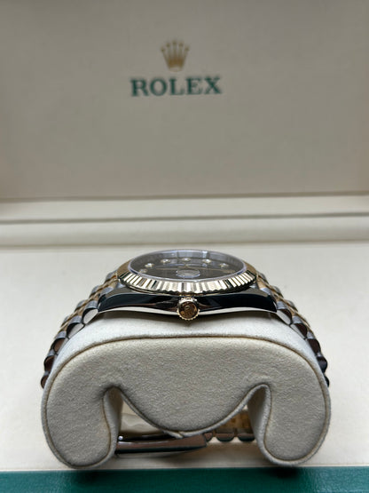Rolex Datejust 41 Black Diamond Dial on Jubilee 126333 Papers 2025