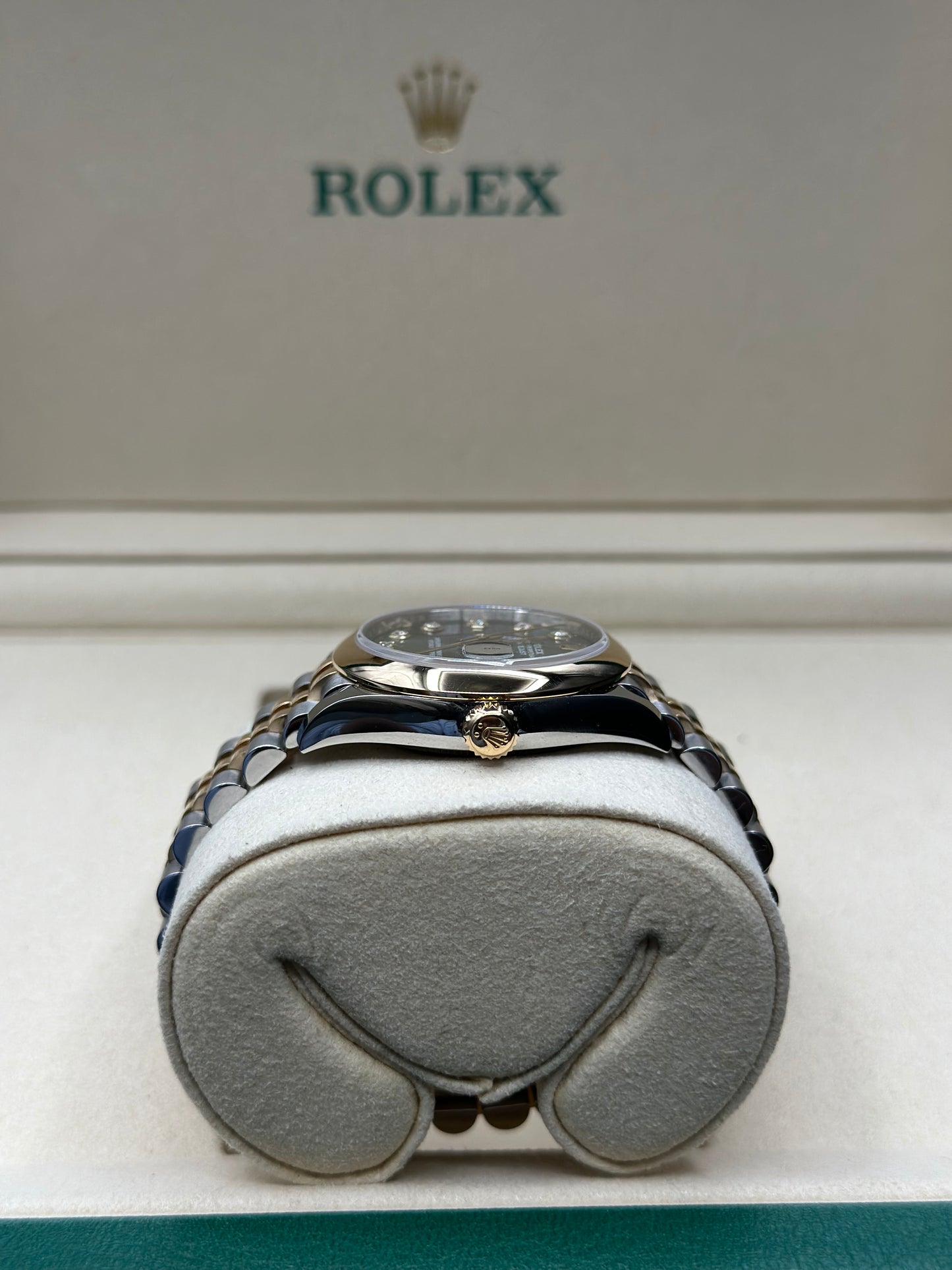 Rolex Datejust 31 Olive Green Diamond Dial on Jubilee 278243 Papers 2026
