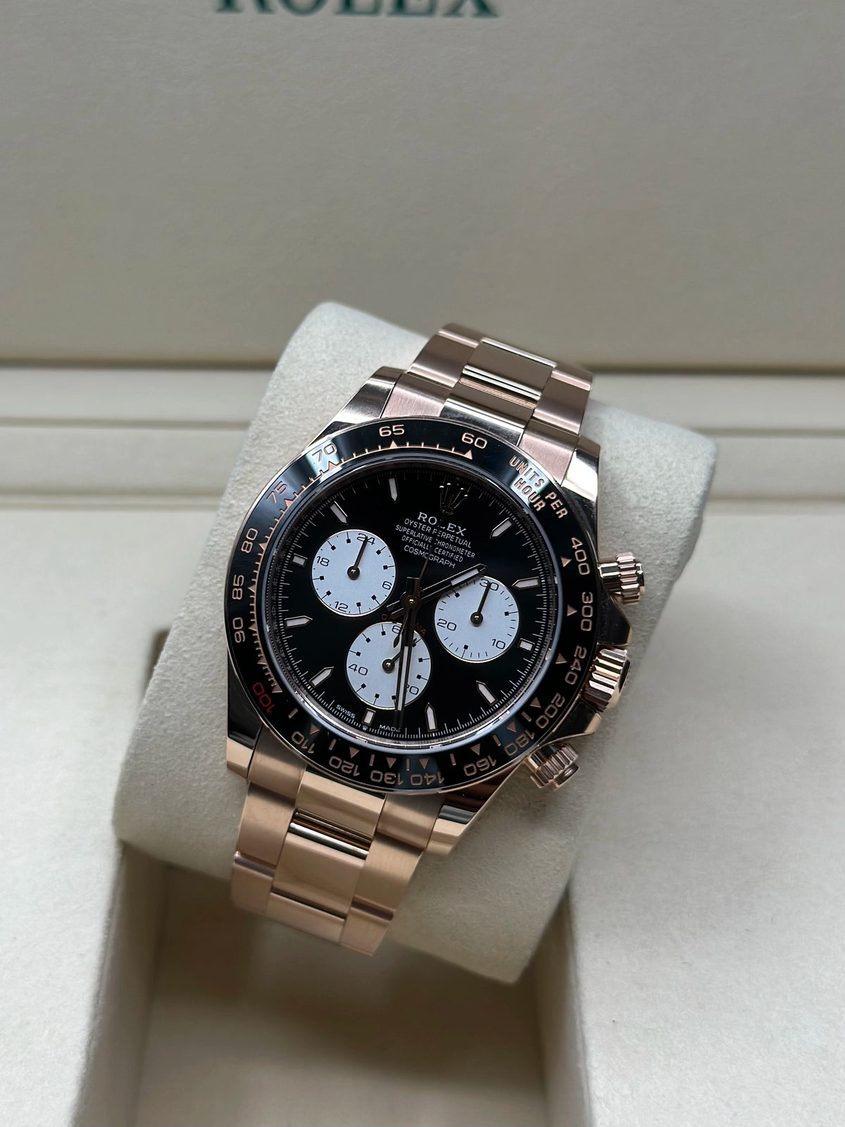 Rolex Daytona "Le Mans" Black and White Index Dial on Oyster 126525ln Papers 2025