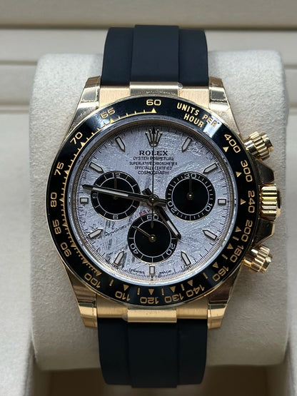 Rolex Daytona White Meteorite Index Dial on Oysterflex 126518LN Papers 2026