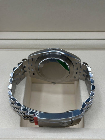 Rolex Datejust 41 Blue Roman Dial on Jubilee 126300 Complete 2026