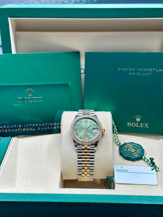 Rolex Green Roman Diamond on 6 Dial Dial on Jubilee 278383RBR Card 2026