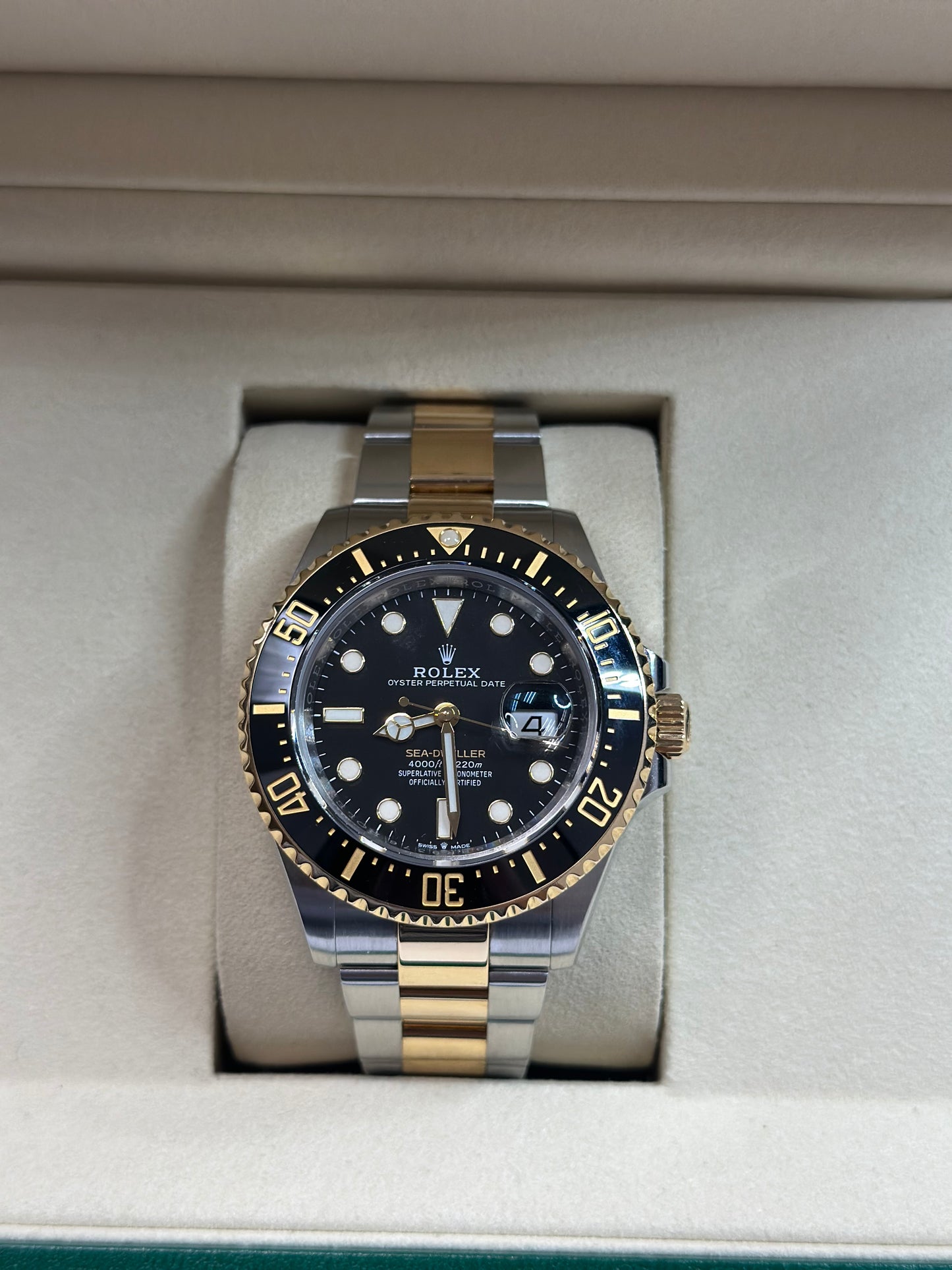 Rolex Sea-Dweller 43 Black Dial on Oyster 126603 Papers 2021