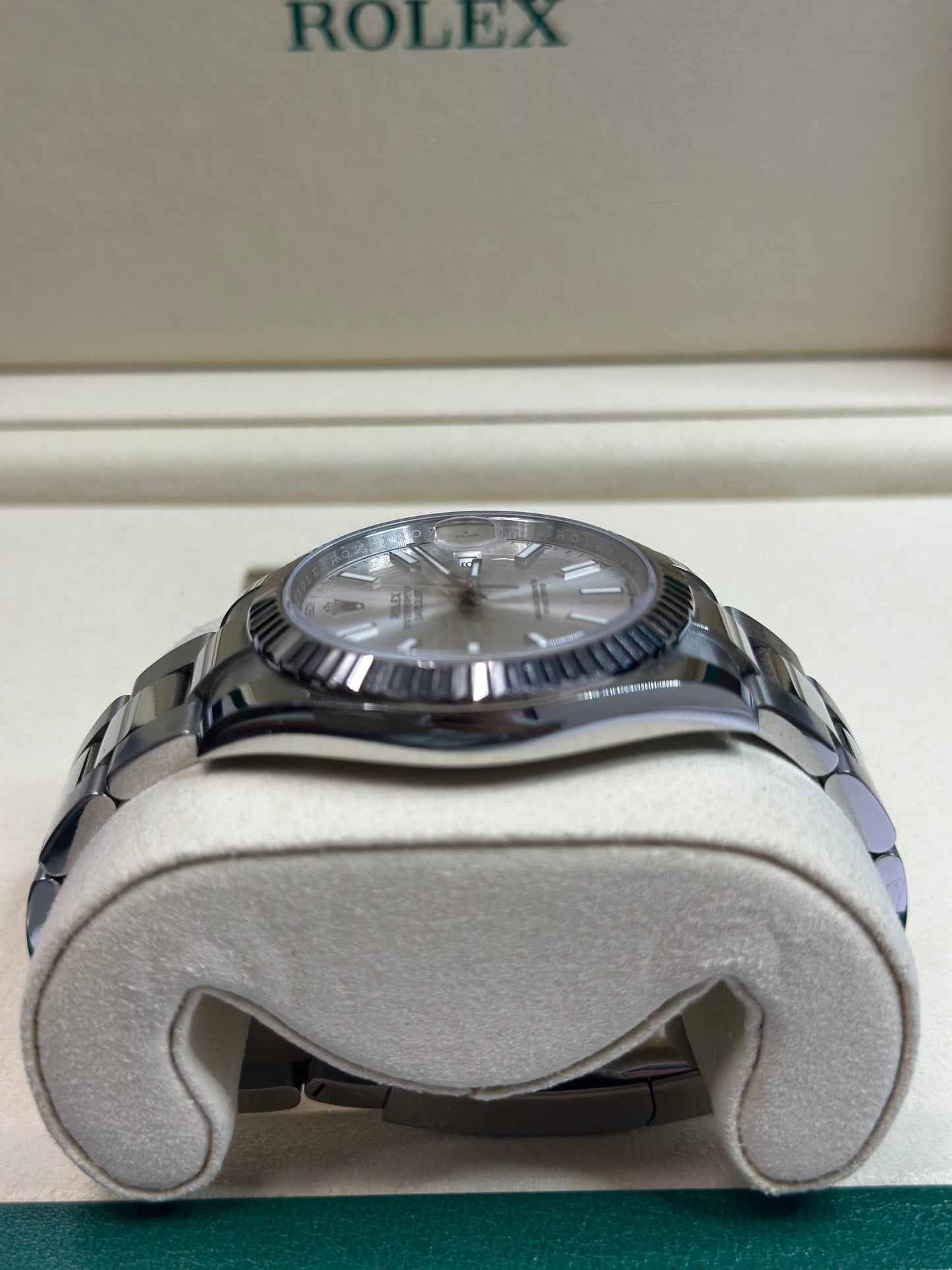 Rolex Datejust 41 Silver Index Dial on Oyster 126334 Papers 2021