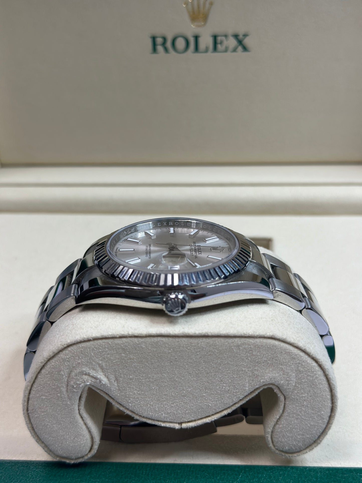 Rolex Datejust 41 Silver Index Dial on Oyster 126334 Papers 2021